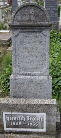 Koenig Michael 1861-1915 Koenig Kath 1866-1905 Grabstein